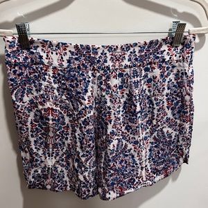 Rebecca Taylor Silk Print Shorts